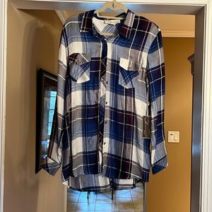 Vintage Havana plaid buttondown shirt